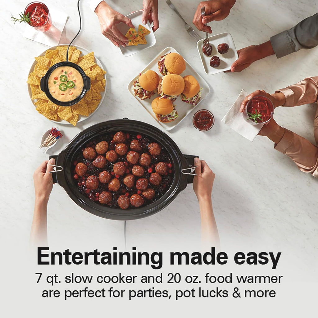 Hamilton Beach 7 Quart Stay or Go Portable Programmable Slow Cooker