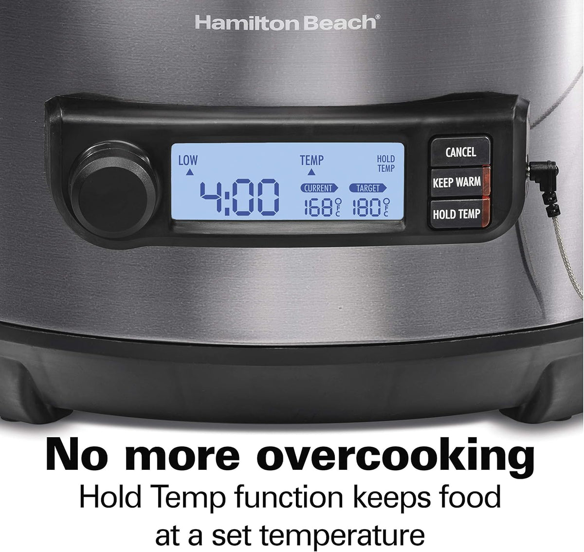 Hamilton Beach Portable 6 Quart Set & Forget Programmable Slow Cooker