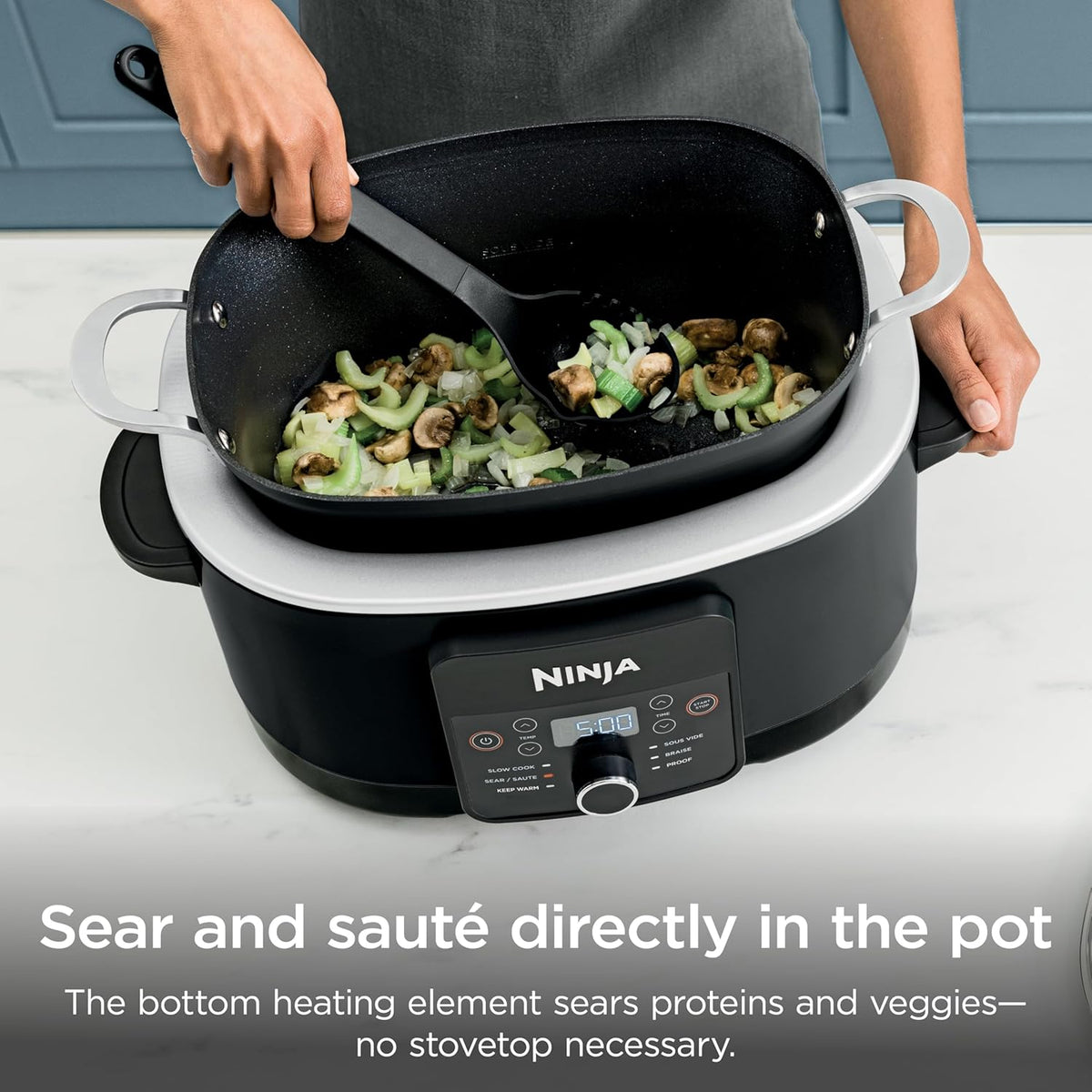 Ninja® PossibleCooker™ PLUS 6-in-1, 8.5-qt, Black, MC1010