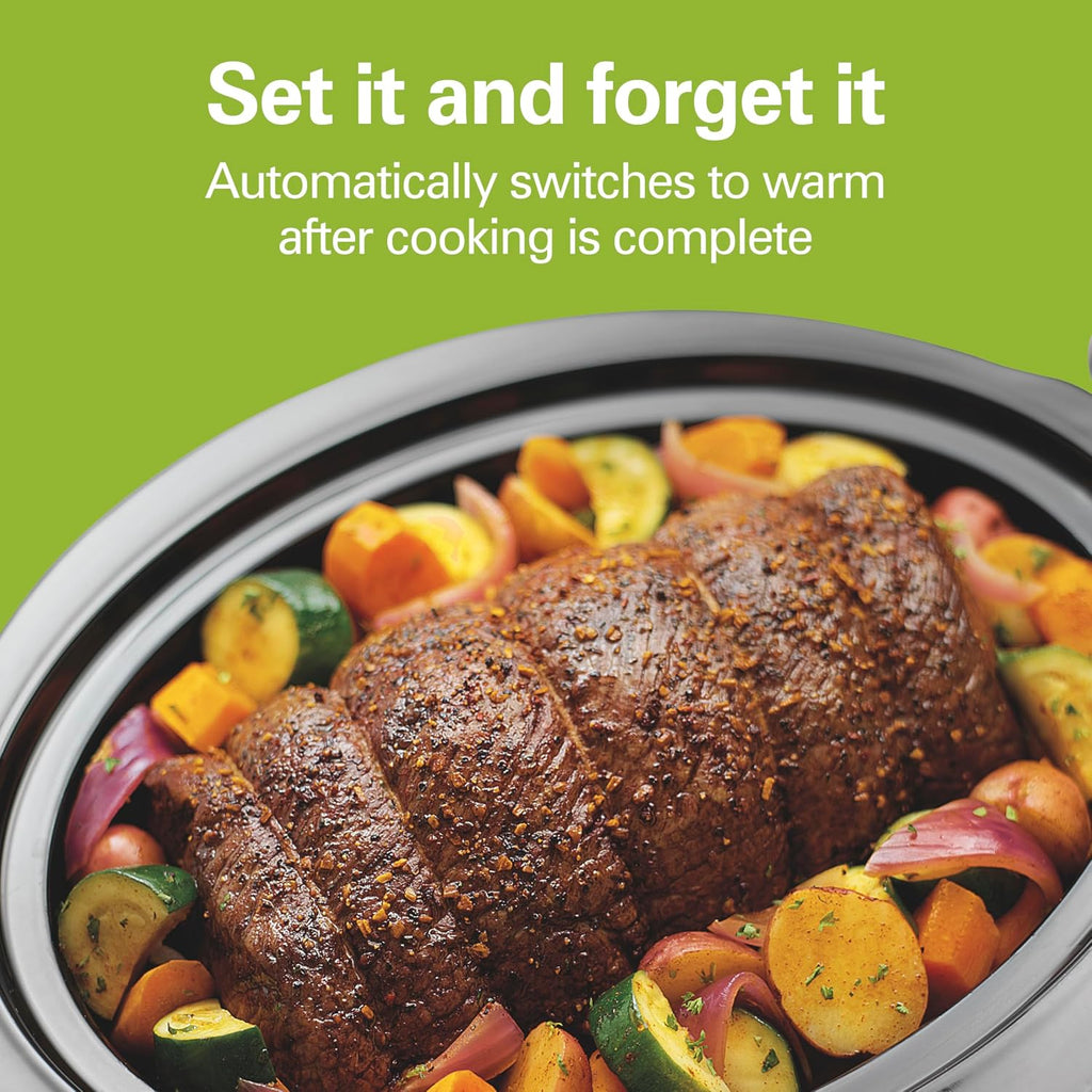 Hamilton Beach Set & Forget 4 Quart Programmable Slow Cooker