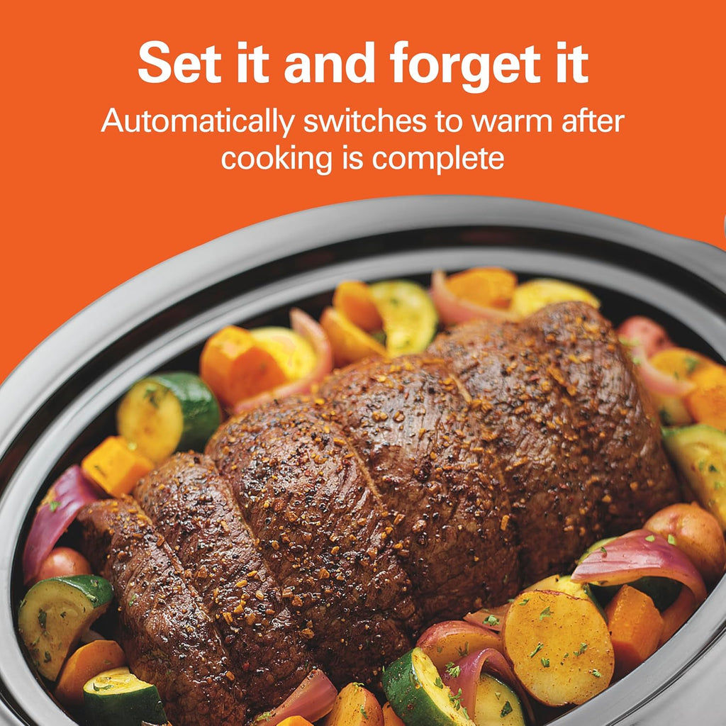 Hamilton Beach Set & Forget 7 Quart Programmable Slow Cooker