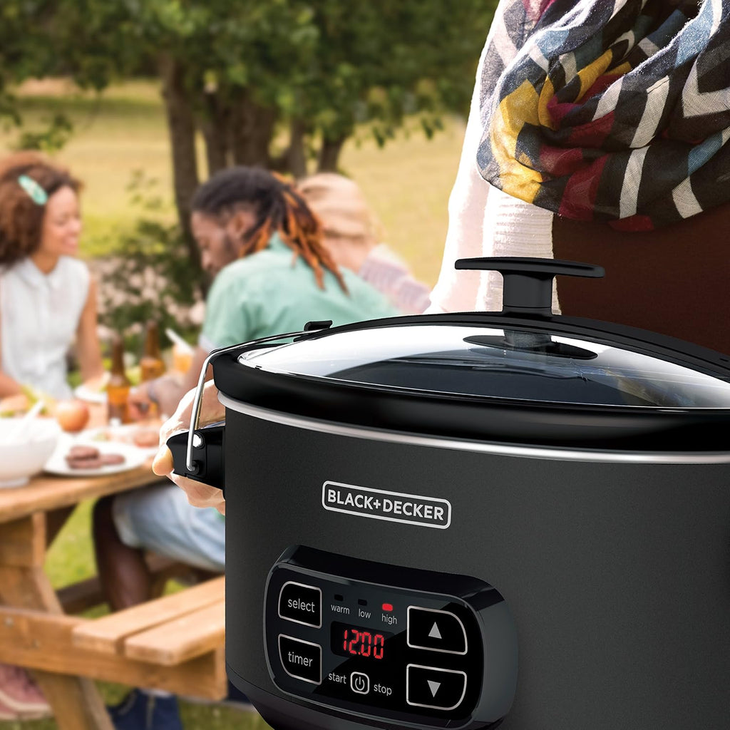 BLACK+DECKER 7-Quart Chalkboard Slow Cooker