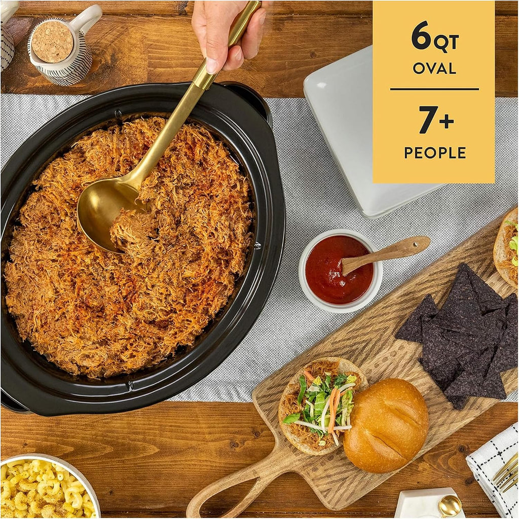 Crock-Pot MyTime Programmable Slow Cooker, Stainless Steel, 6 Quart Oval