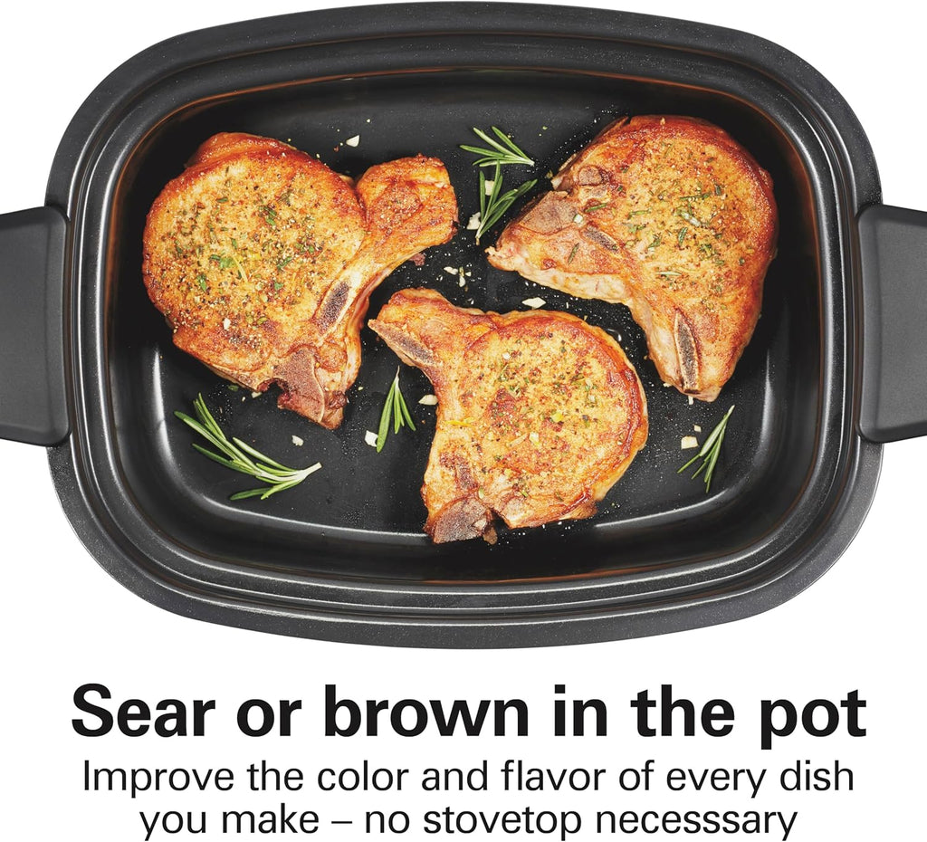 Hamilton Beach 9-in-1 6 Quart Programmable Slow Cooker